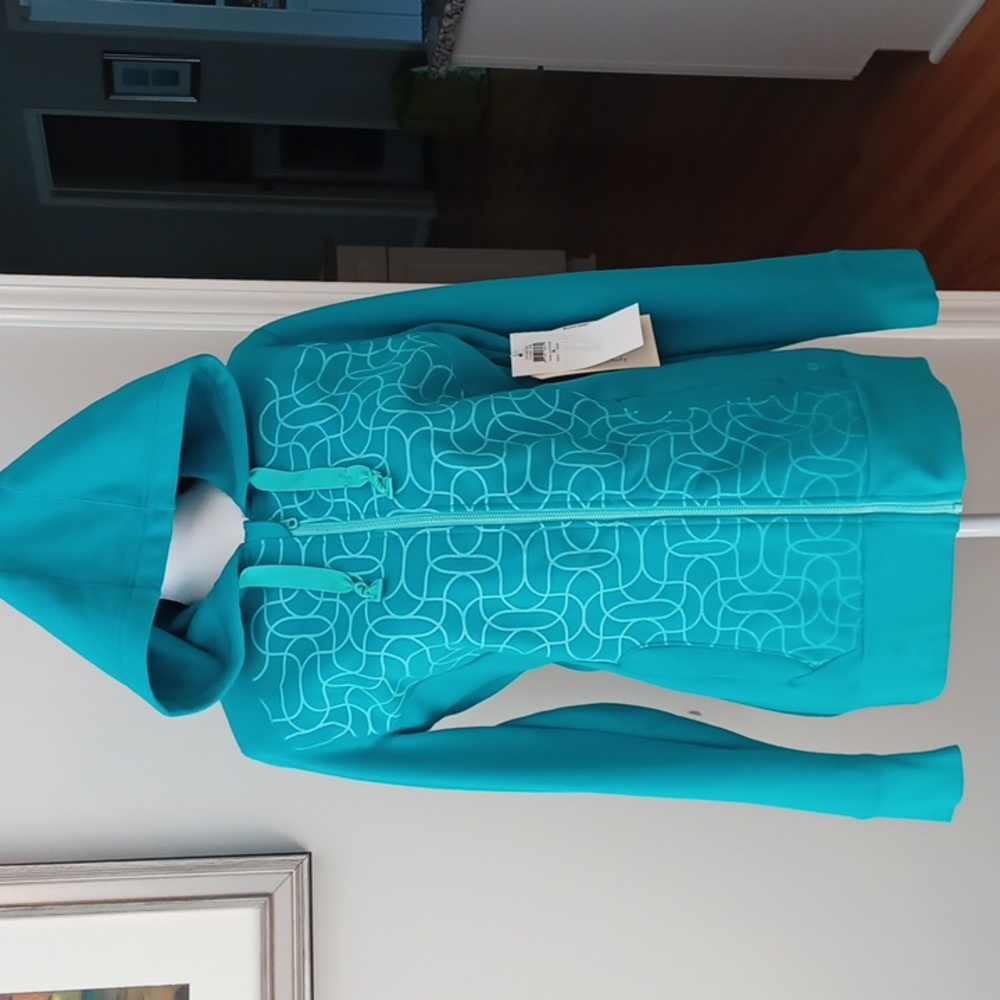 Mountain Hardwear  RoquettaTeal Full Zip Hoody Women's M